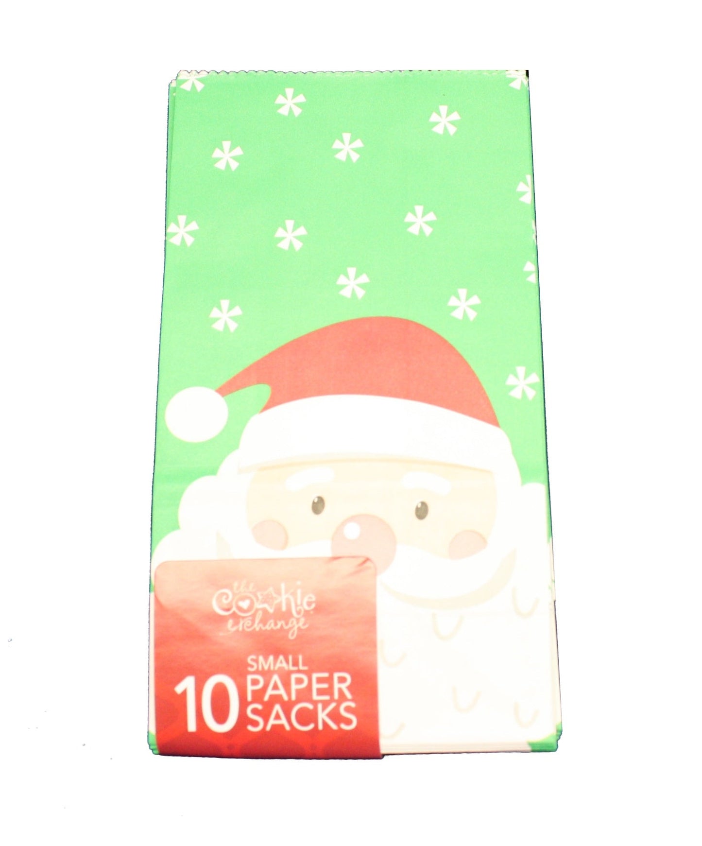 Petits sachets à friandises en papier - Lot de 10 - Père Noël