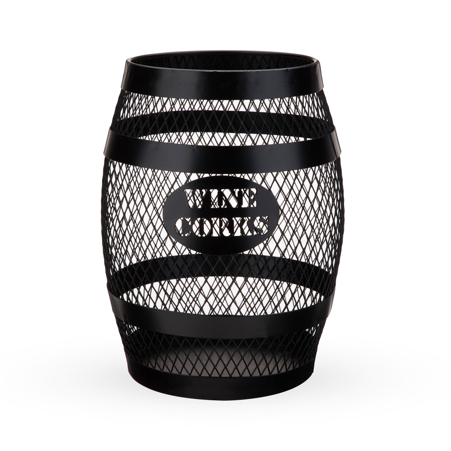 Modern Metal Barrel Cork Holder and Home Decor