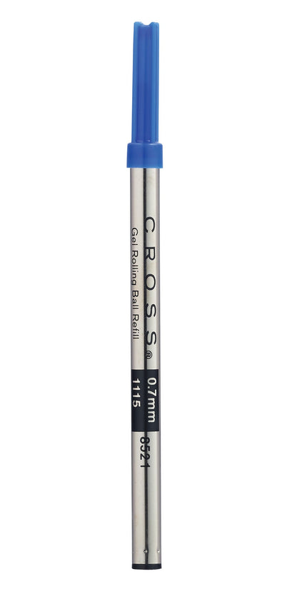 Cross Selectip Gel Rollerball Pen Refill blue cap 0.7mm blue ink single pack on Tampa Home & Garden Store