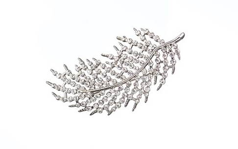 3 Inch Feather Pin - Zinc - Silver - Tampa Home & Garden Store