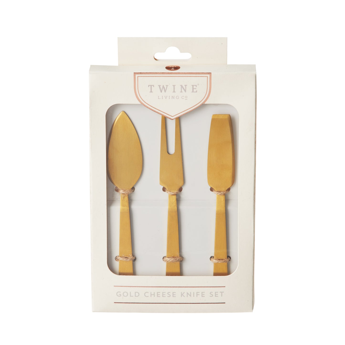 Premium Gold Cheese Knife Set of Three Pieces