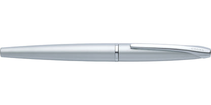 ATX Pure Chrome stainless steel fountain pen by A.T. Cross with chrome clip on Tampa Home & Garden Store