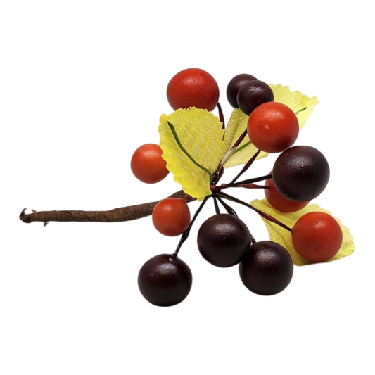 Grape Cluster - 5 Inch - Purple and Red