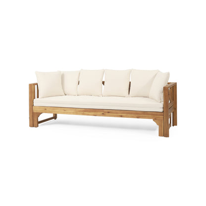 Outdoor Extendable Acacia Wood Sofa and Daybed