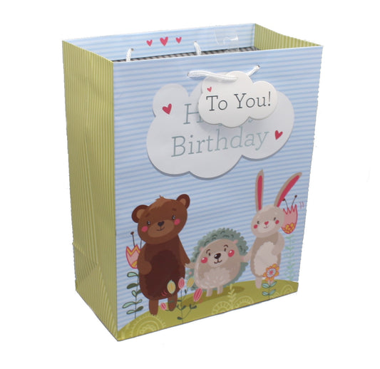 Happy Birthday Party Animals Gift Bag - Tampa Home & Garden Store