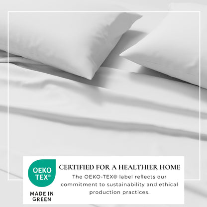 Heathered Jersey and Cotton Blend Bed Sheets