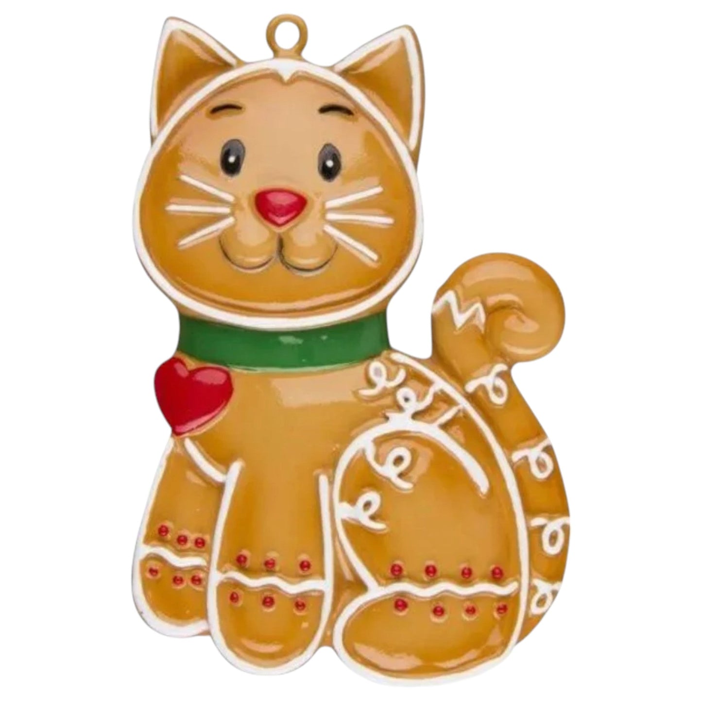 Ornement de chat en pain d'épice