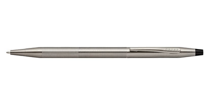Cross Classic Century Titanium Gray PVD ballpoint pen with micro-knurl grip and CROSS clip on Tampa Home & Garden Store