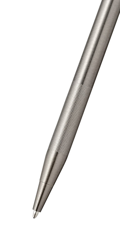 A.T. Cross Classic Century Titanium Gray PVD micro-knurl ballpoint pen with textured knurl grip on Tampa Home & Garden Store