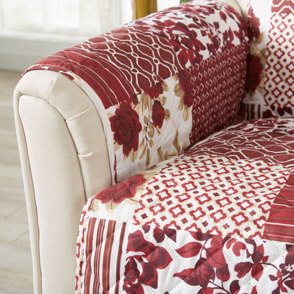 Reversible Floral Patchwork Furniture Cover