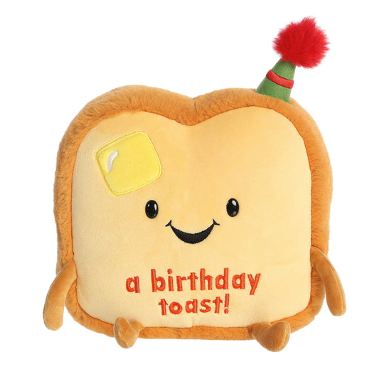 Just Sayin' Collection -9.5  Inch A Birthday Toast  Plush - Tampa Home & Garden Store