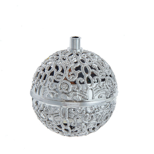 Battery-Operated Chirping Bird Ornament -  Silver - Tampa Home & Garden Store