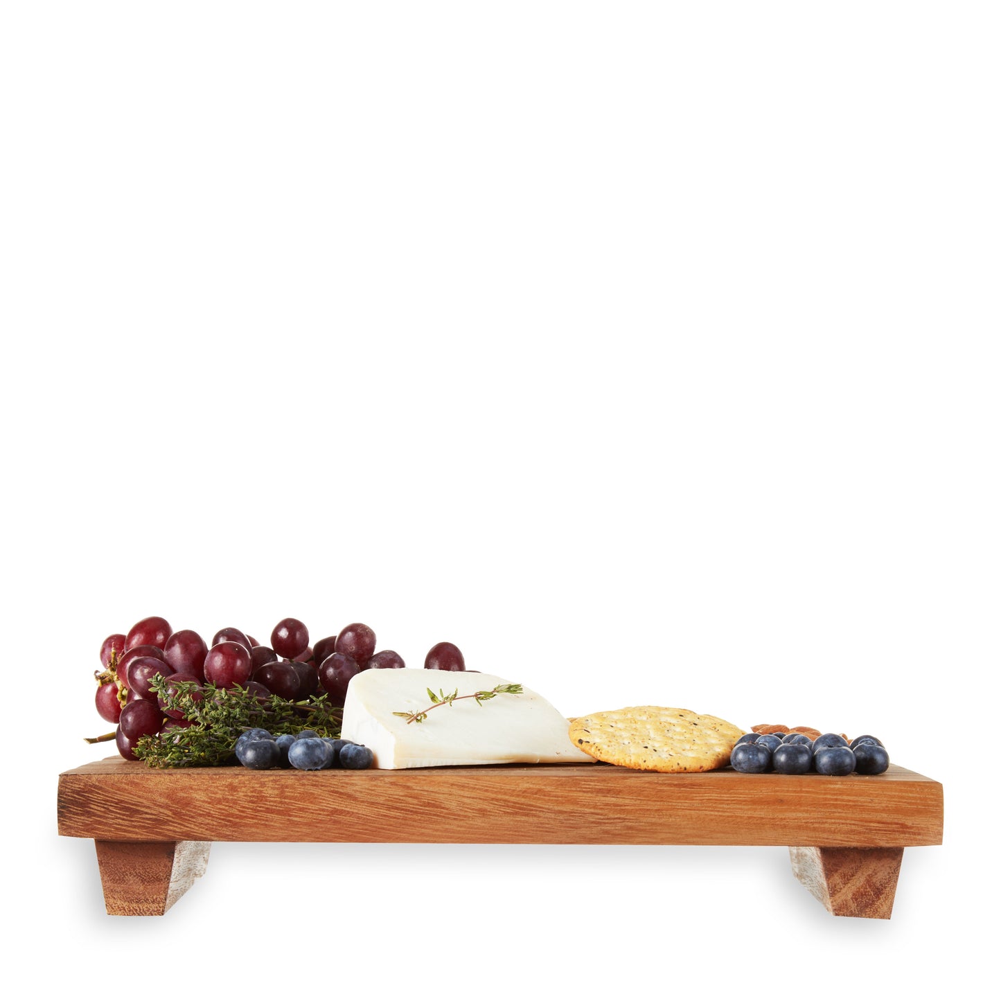 Acacia Footed Cheese Board and Serving Platter