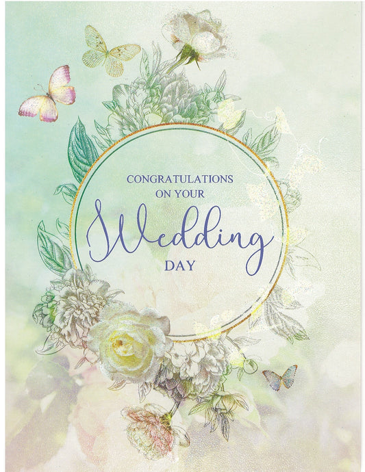 Congratulations On Your Wedding Day Card - Tampa Home & Garden Store