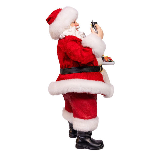 Sushi Platter Santa Figurine - 10.5 Inch - Tampa Home & Garden Store