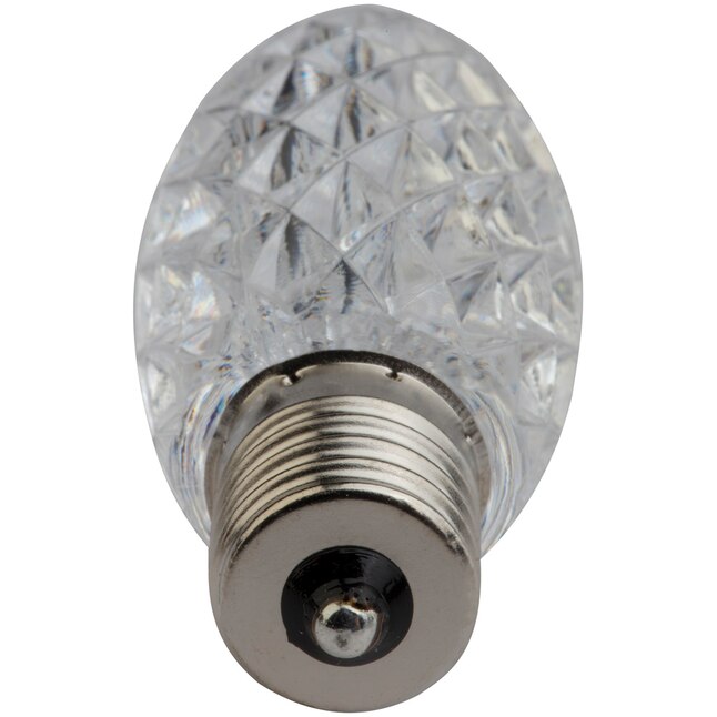 Ampoules LED C-9 blanc chaud - Lot de 25
