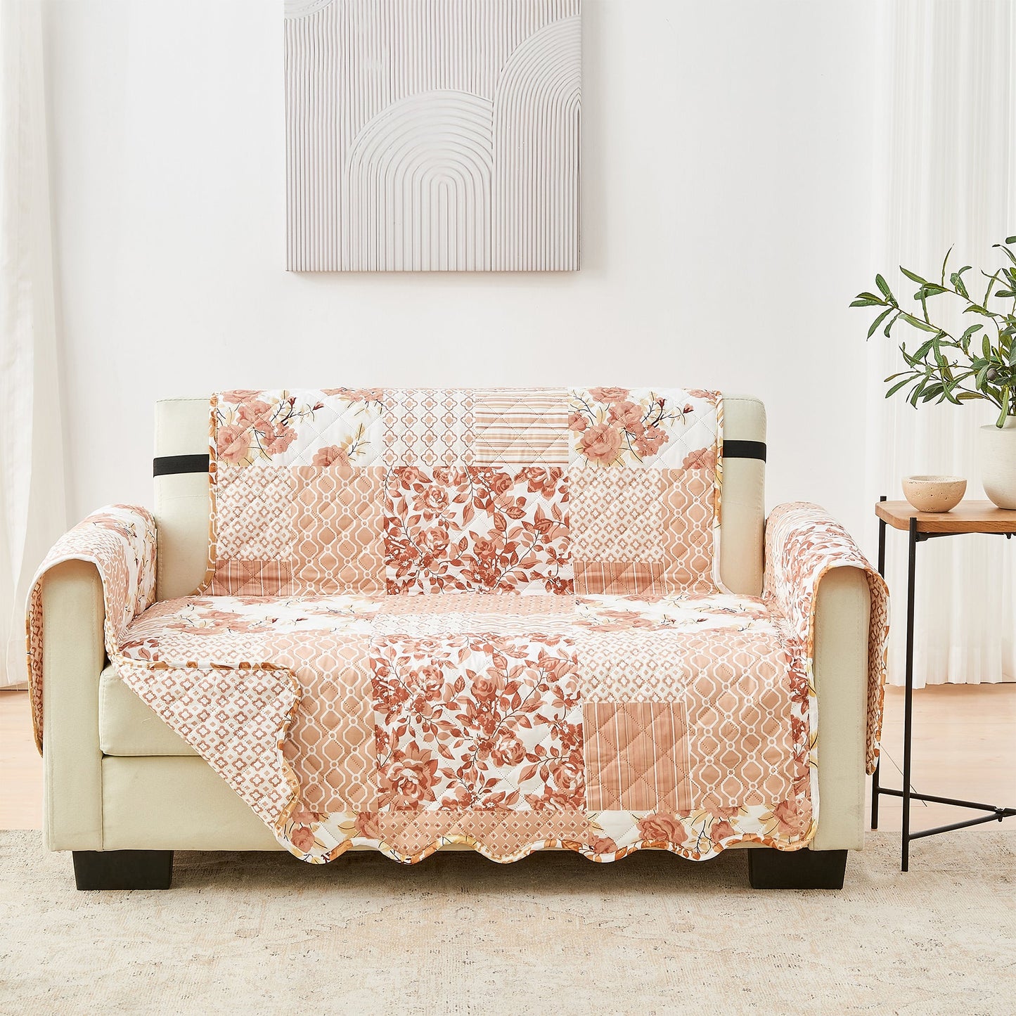 Reversible Floral Patchwork Furniture Cover