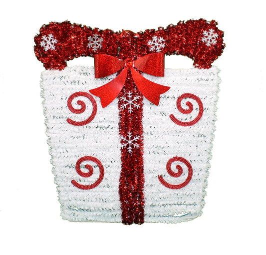 Garland Tinsel Present - - Tampa Home & Garden Store