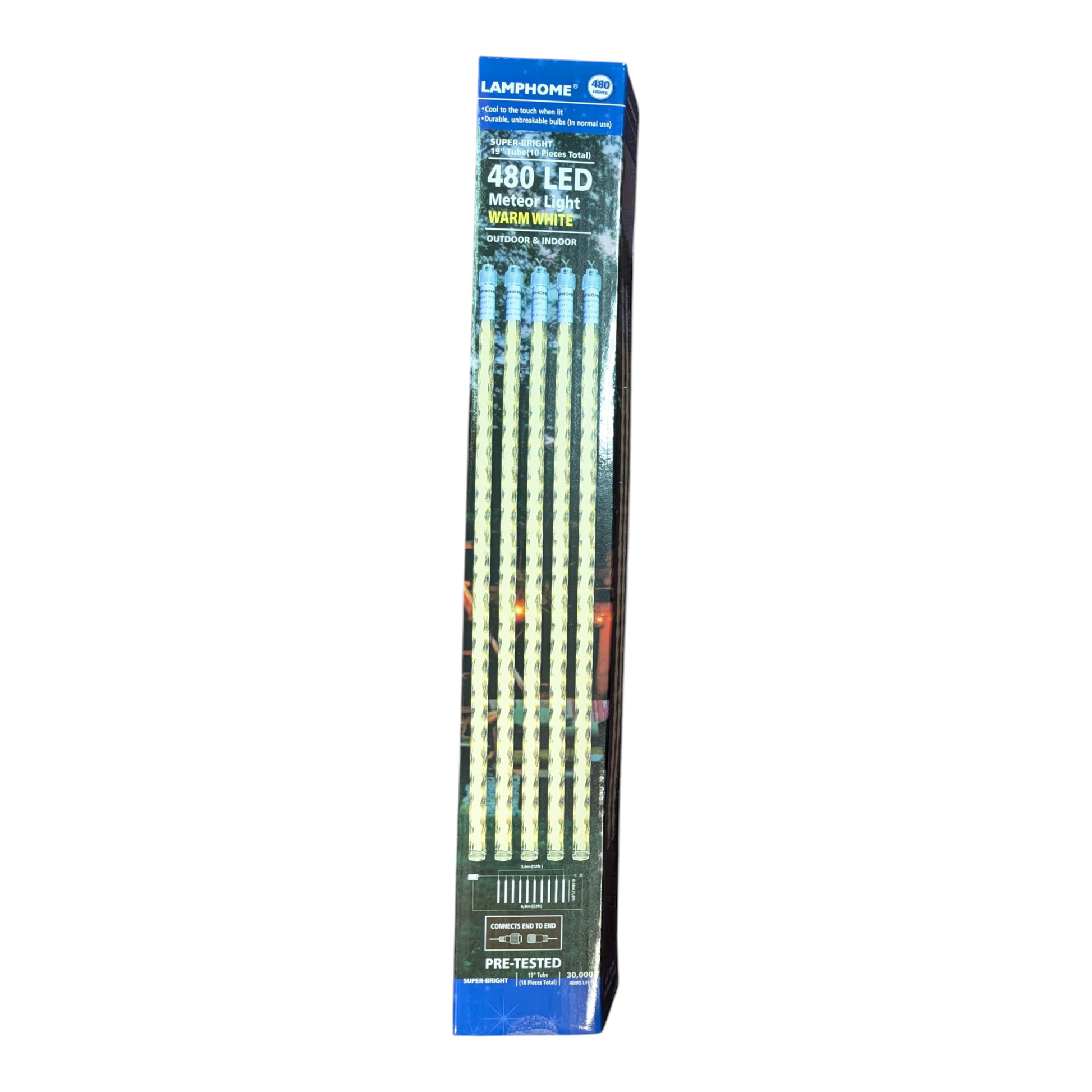 Meteor Lighting 480 LED meteor light 10-piece set warm white by The Country Christmas Loft on Tampa Home & Garden Store