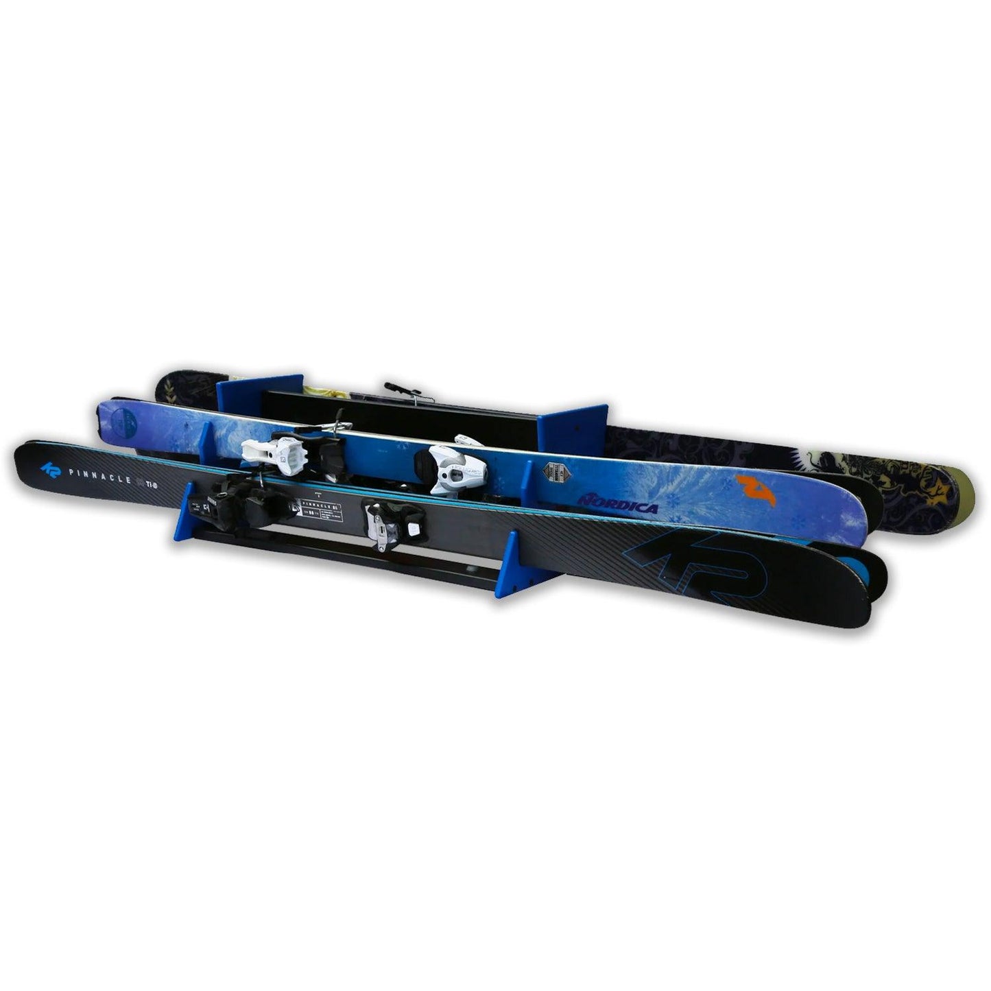 Porte-skis tout-terrain mobile TRAPSKI QUAD et porte-snowboard standard