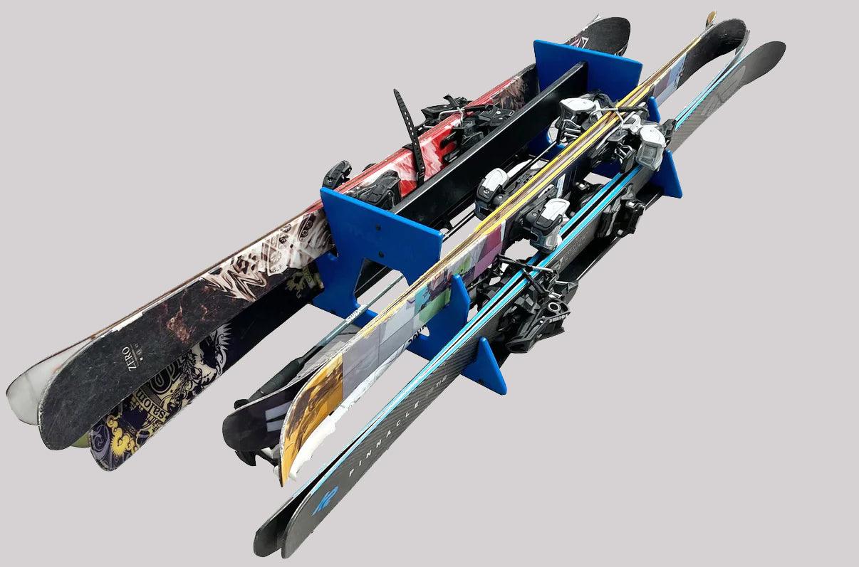 Porte-skis tout-terrain mobile TRAPSKI QUAD et porte-snowboard standard