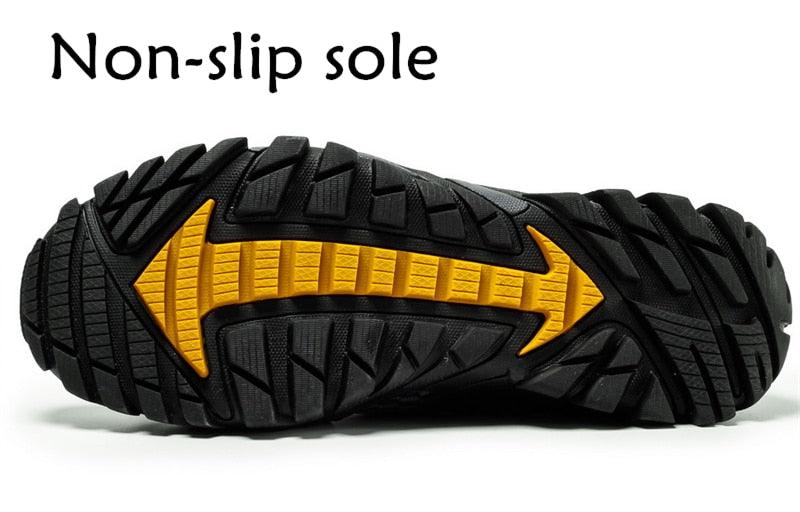 Stevvex quick-dry men sneakers outsole with black and yellow traction, athletic shoes on Tampa Home & Garden Store