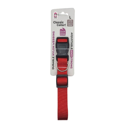 Collier pour chien en nylon à ouverture rapide – Élégant et résistant, taille ajustable