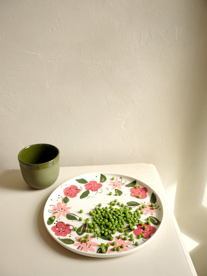 Ukrainian Handpainted Floral Porcelain Plates