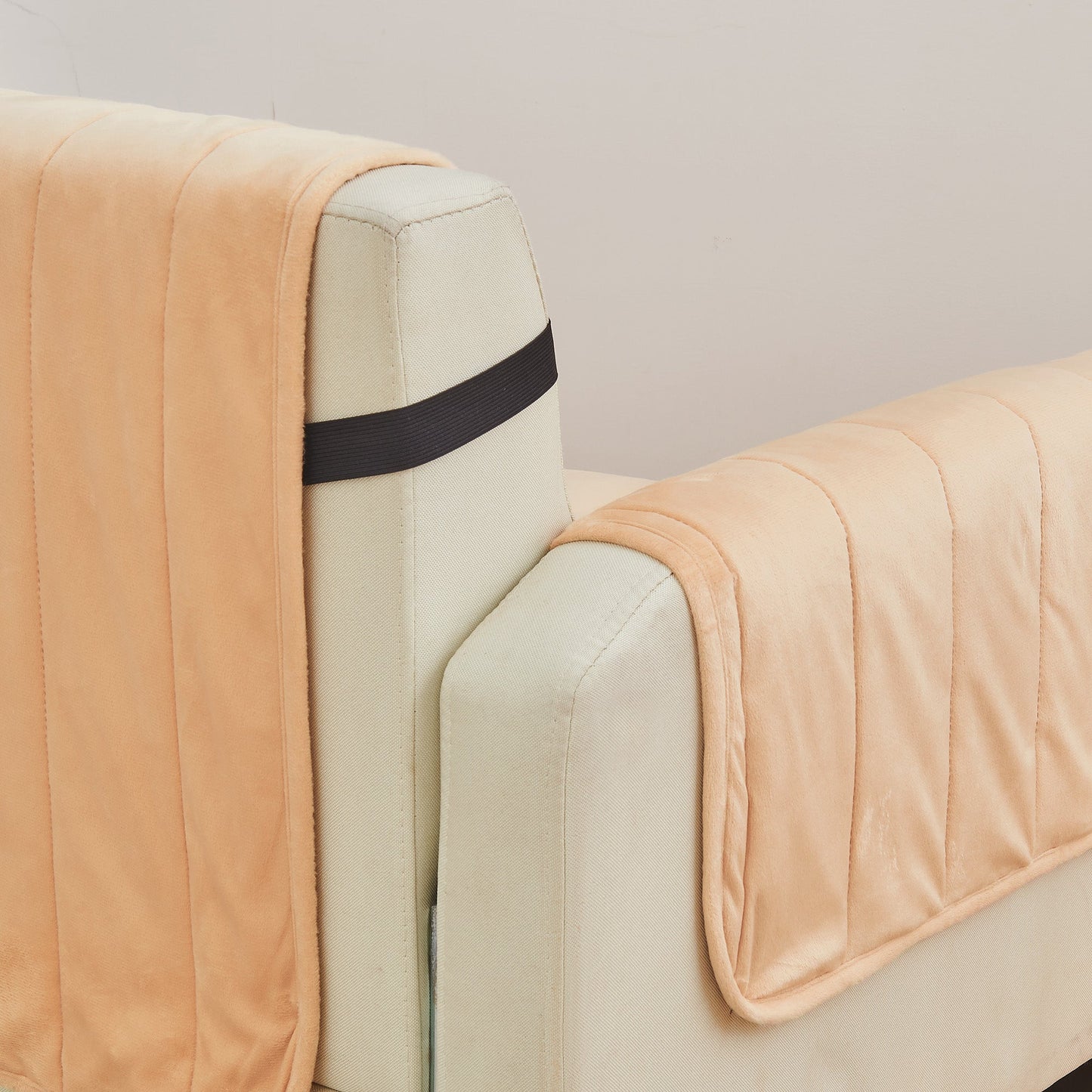 Velvet Furniture Protector And Elastic Cover