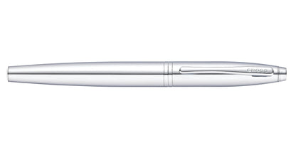 Calais™ Polished Chrome Rollerball Pen by A.T. Cross, sleek silver chrome body on Tampa Home & Garden Store