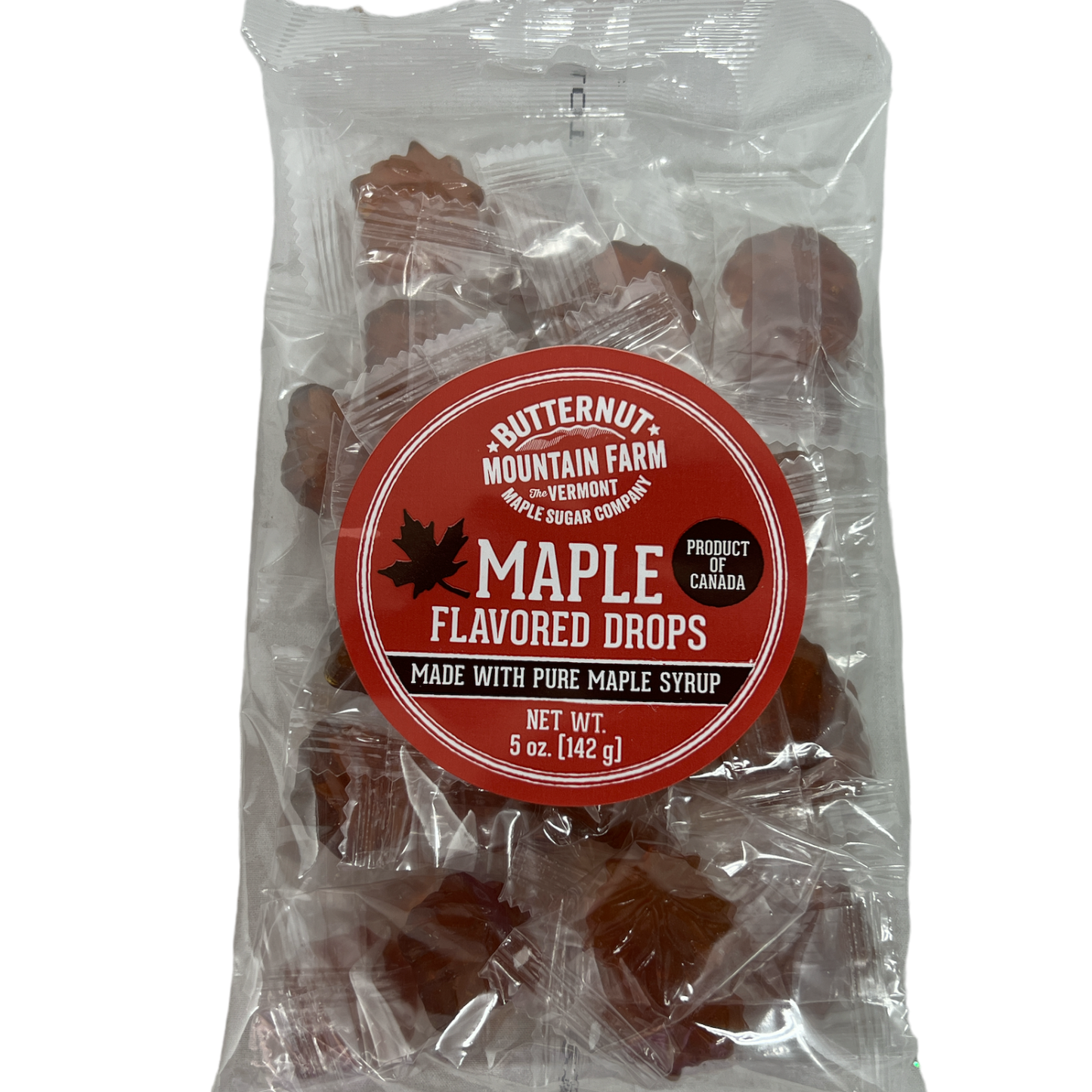 Bonbons durs à saveur d'érable - Sachet de 142 g