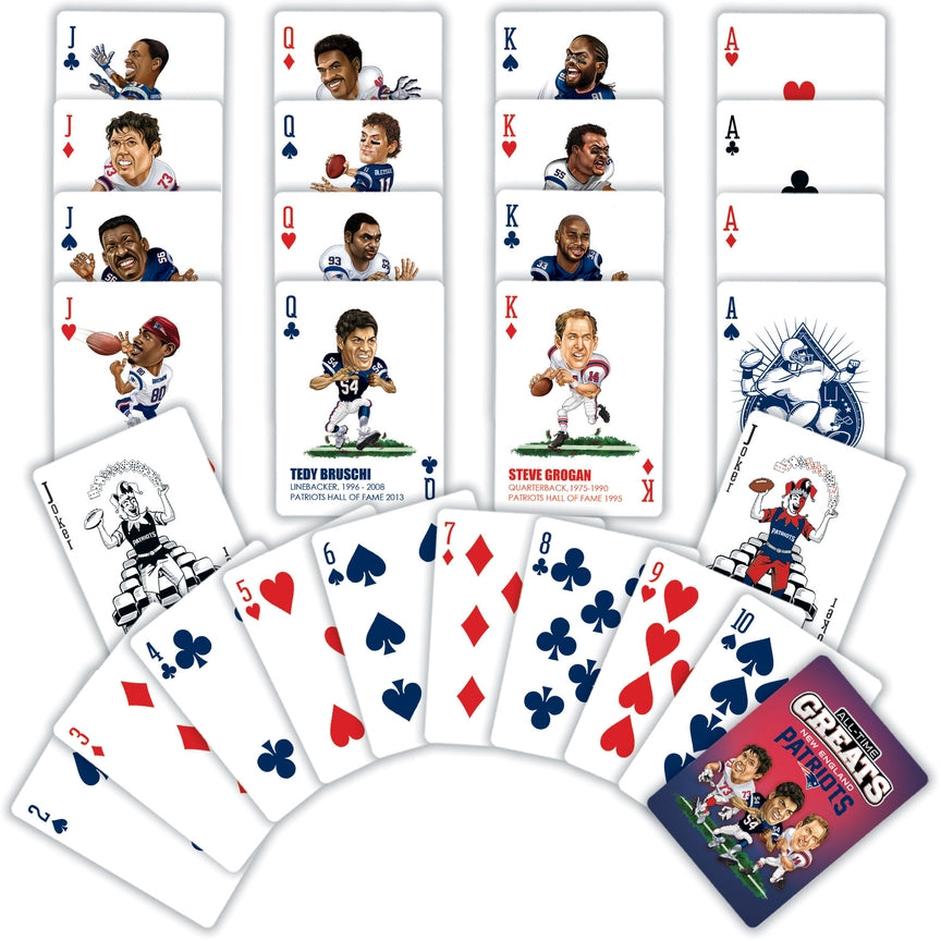 Patriots All-Time Greats Playing Cards deck by The Country Christmas Loft on Tampa Home & Garden Store