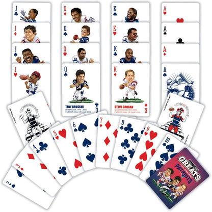 Patriots All-Time Greats Playing Cards deck by The Country Christmas Loft on Tampa Home & Garden Store