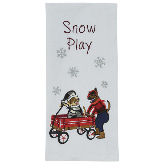 Torchon de jeu de neige