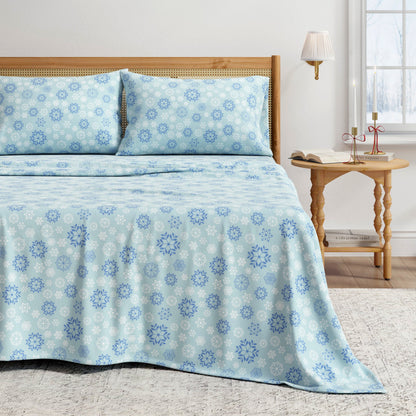 Classic Turkish Cotton Flannel Sheet and Pillow