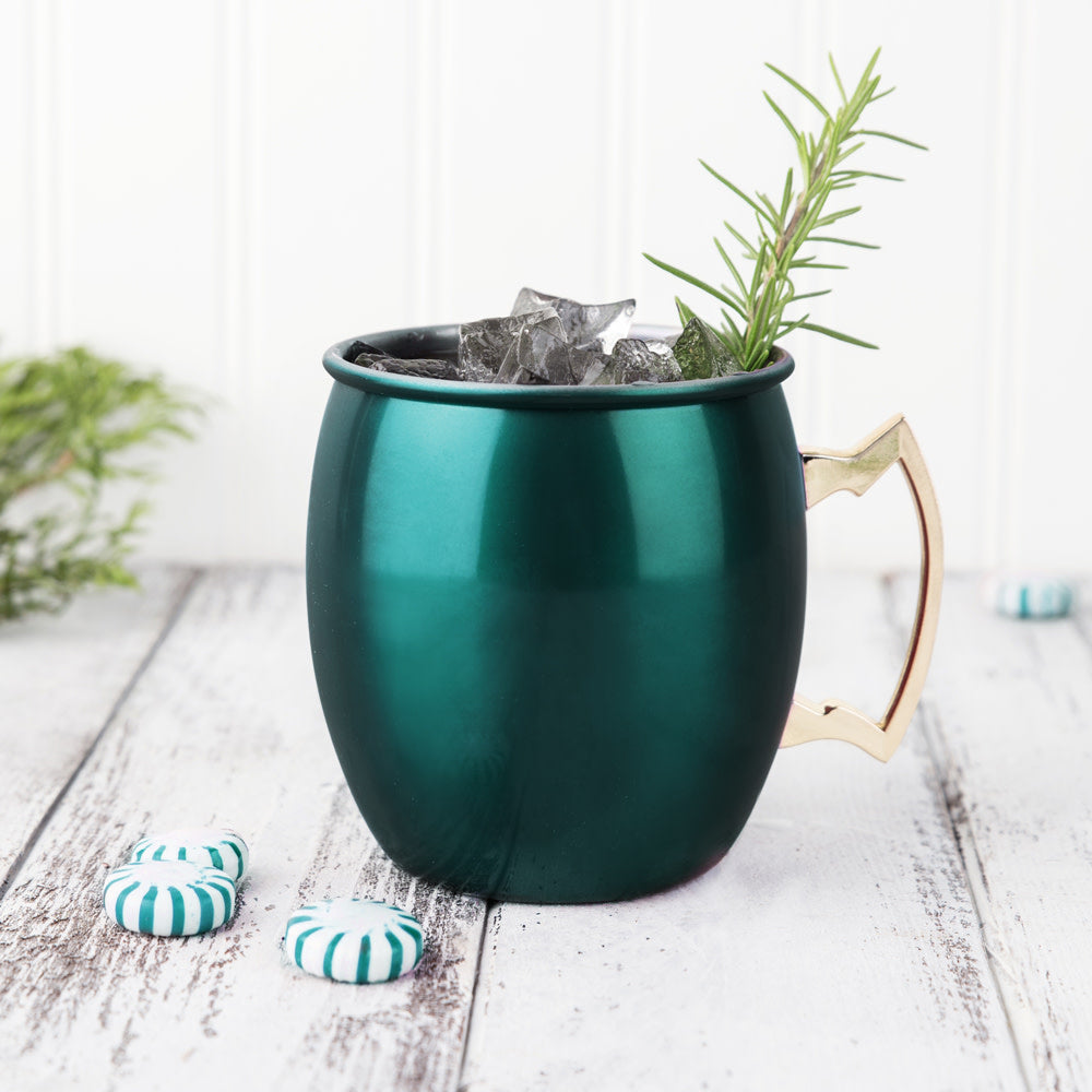 Emerald Moscow Mule Mug and the Holiday Beverage