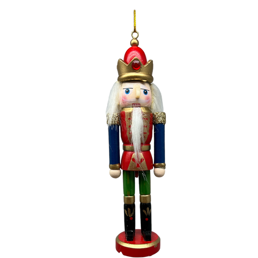 Wooden Nutcracker Ornament - King - Tampa Home & Garden Store