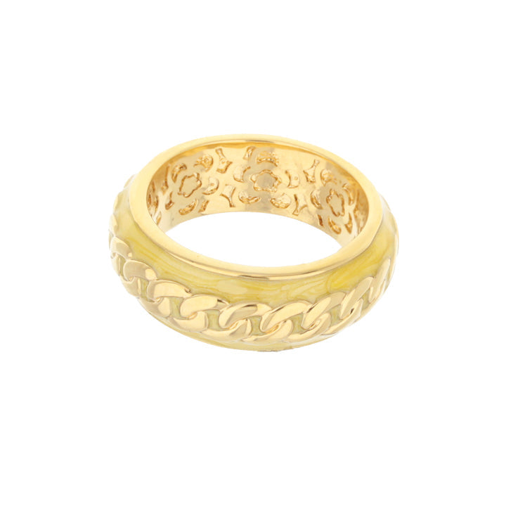 Laguna Links Band Ring gold-tone chain-link band by Lauren G Adams on Tampa Home & Garden Store