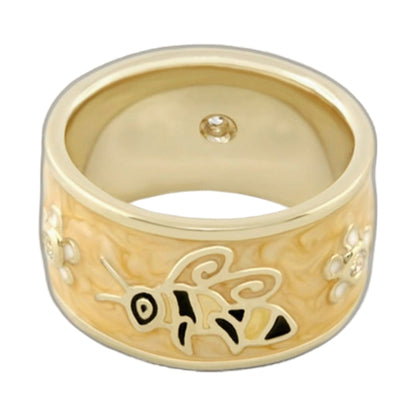Animal Paradise Ring Bumblebee Band gold-toned ring with bee motif on Tampa Home & Garden Store