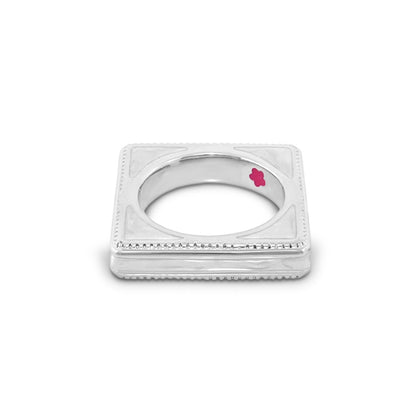 Sea Diamonds Stackable Ring, silver-tone band by Lauren G Adams on Tampa Home & Garden Store