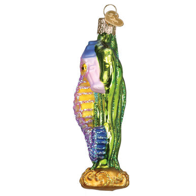 Bright Seahorse Glass Ornament - Tampa Home & Garden Store