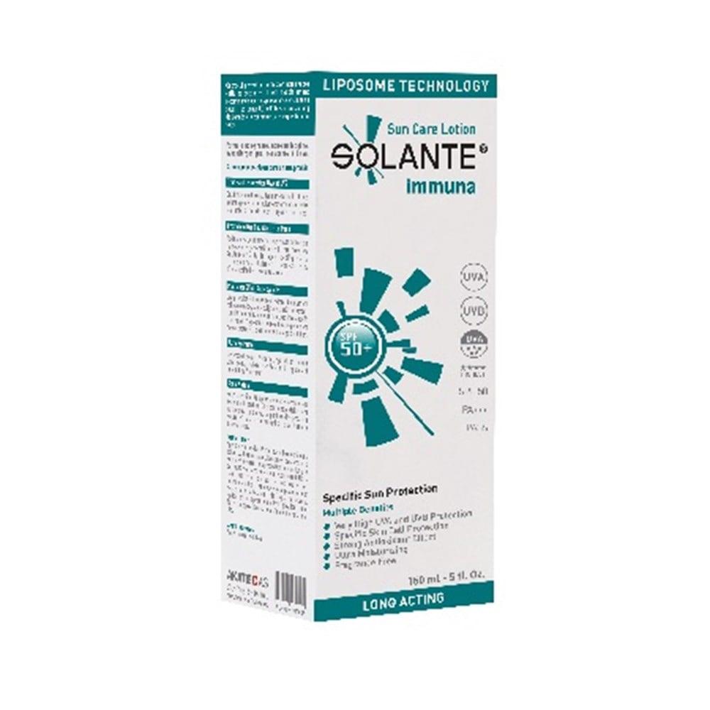 Solante Immuna Sunscreen box by Beauty Care Bag SPF 50+ 5.07 oz on Tampa Home & Garden Store