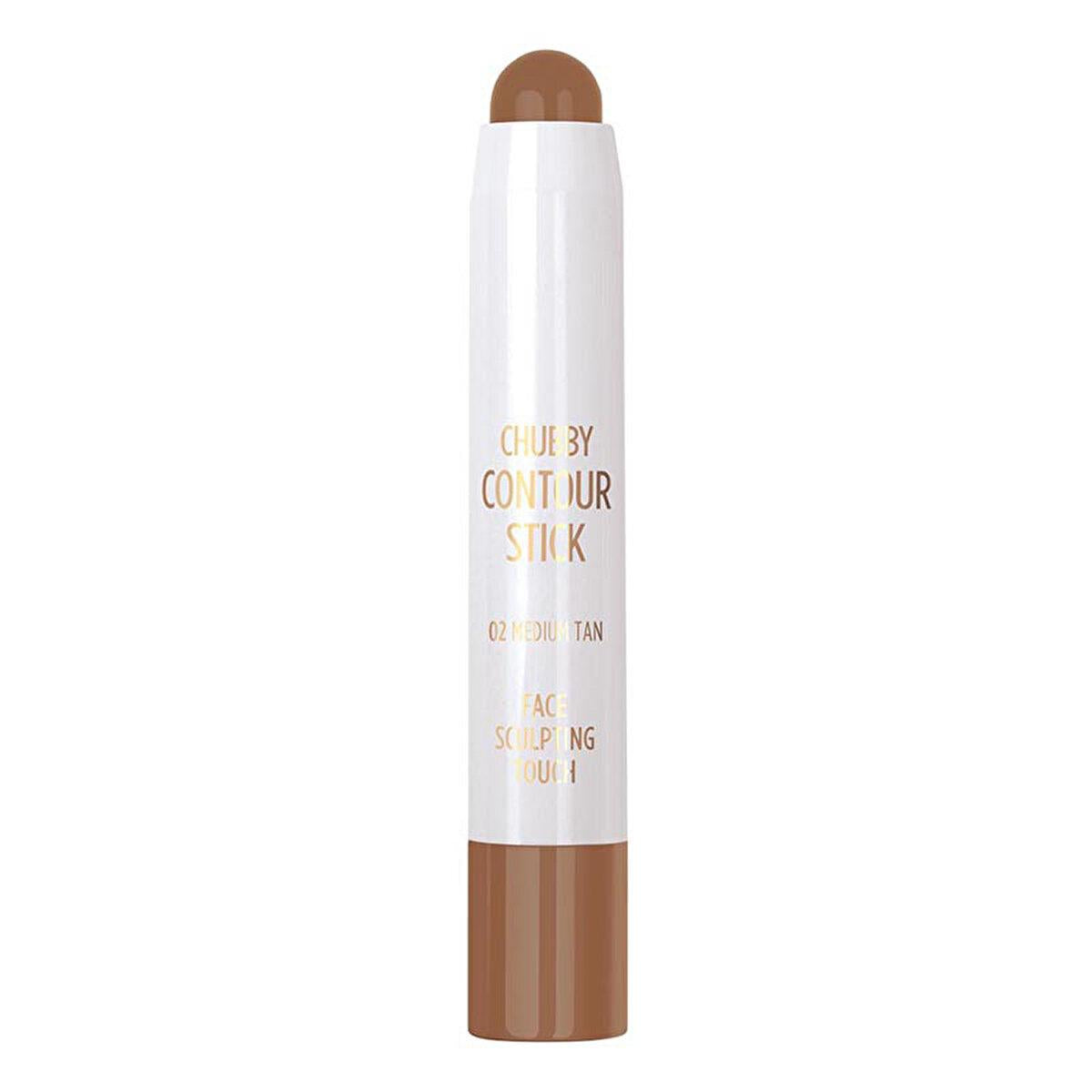 Golden Rose Chubby Contour Stick 02 Medium Tan vegan vitamin E enriched contour makeup on Tampa Home & Garden Store