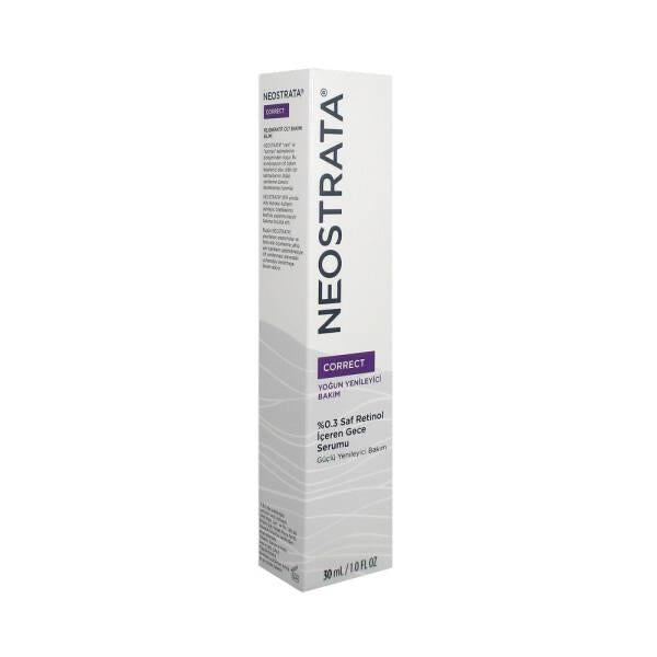 Neostrata Correct Retinol Night Serum box white packaging with NEOSTRATA and CORRECT label on Tampa Home & Garden Store