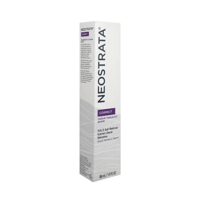 Neostrata Correct Retinol Night Serum box white packaging with NEOSTRATA and CORRECT label on Tampa Home & Garden Store