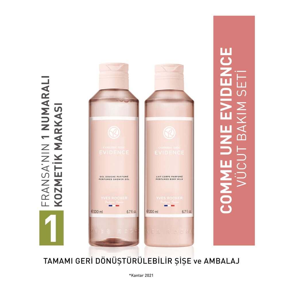 Comme Une Evidence body care set: pink bottles shower gel & body lotion by Yves Rocher on Tampa Home & Garden Store