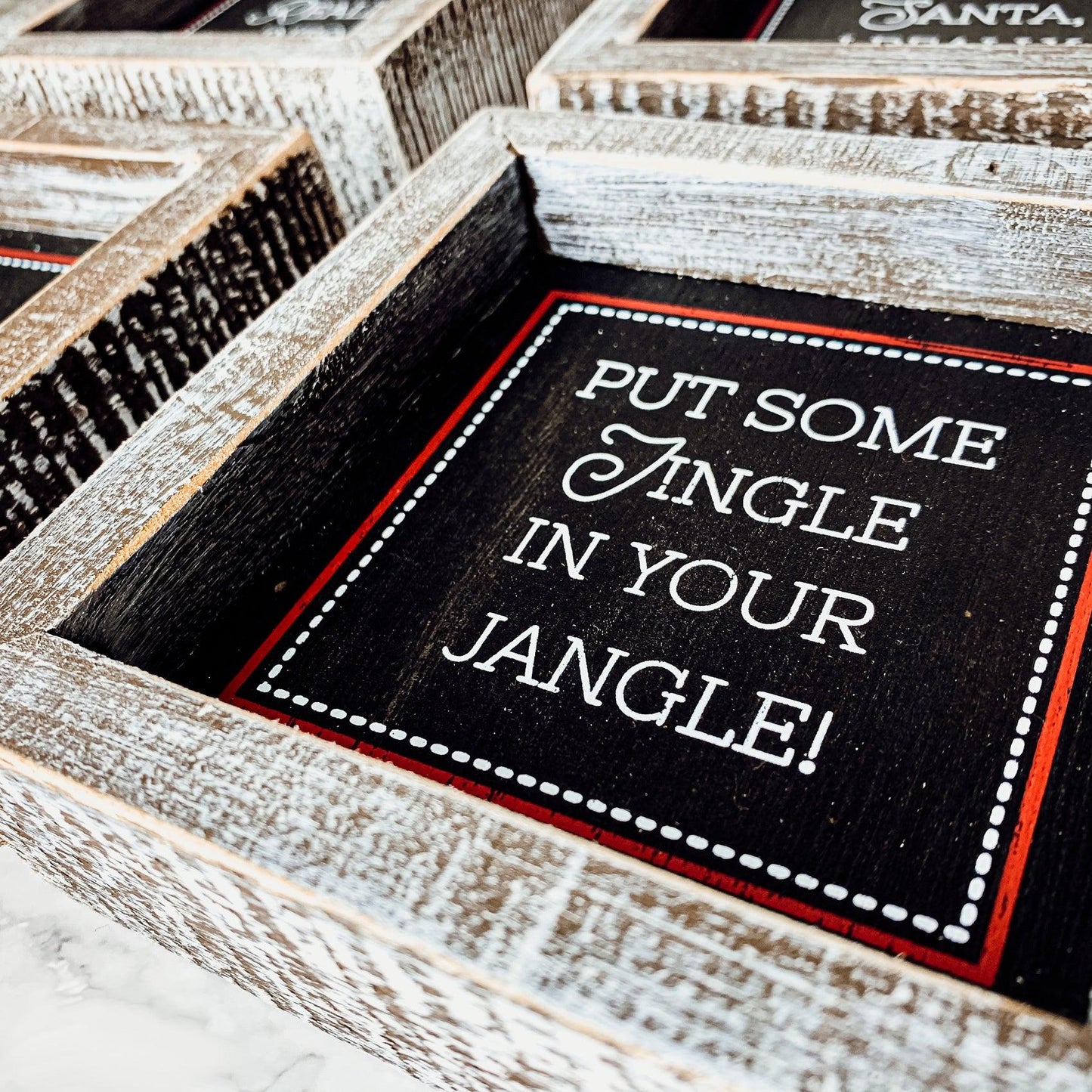 Chalkboard Wood Christmas Sign for Holiday Decor