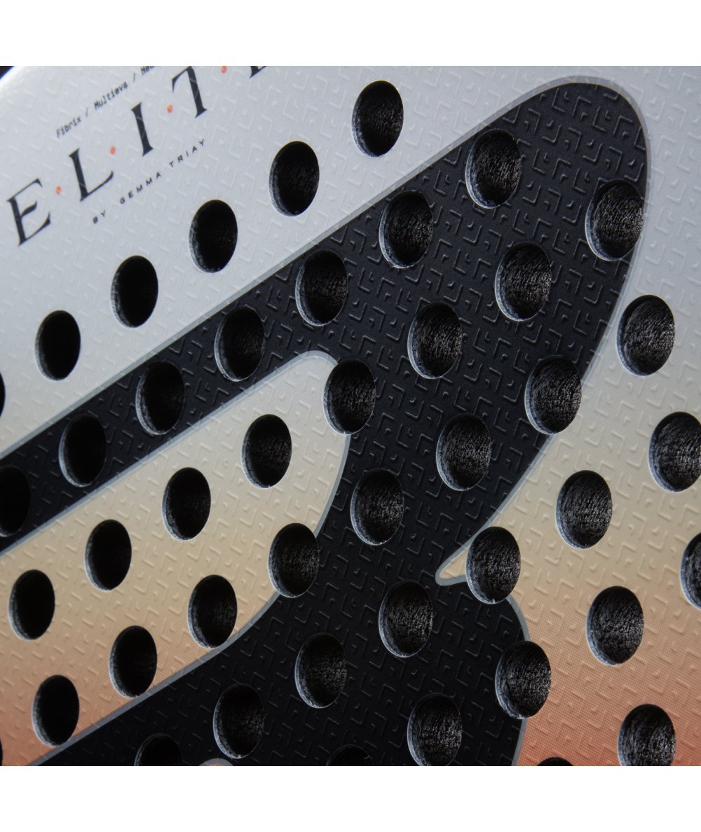 Padel racket Bullpadel Elite W 26 by Racket Central white black close-up on Tampa Home & Garden Store