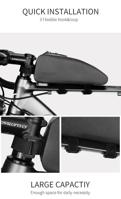 Rainproof Front Frame Bike Bag and Pouch