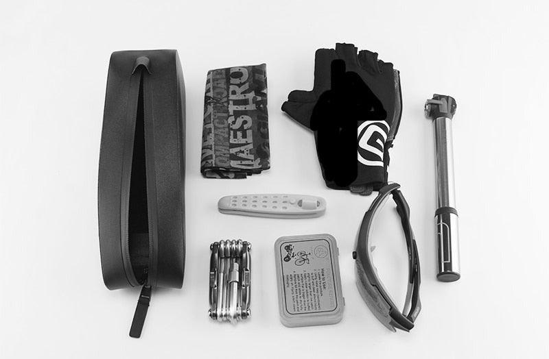 Rainproof Front Frame Bike Bag and Pouch